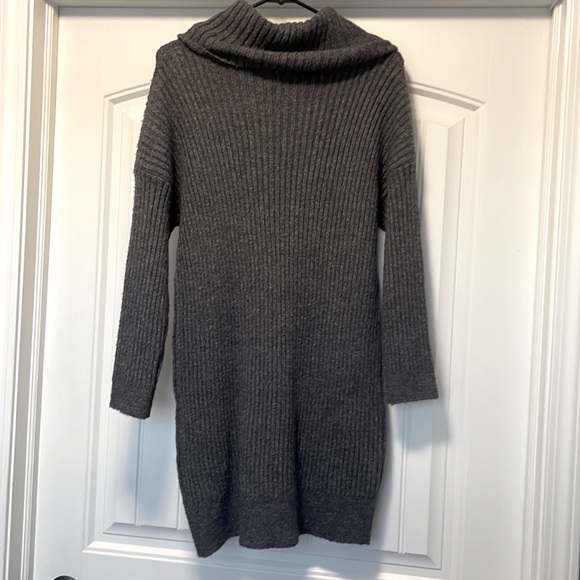 Dreamers dark grey long SOFT sweater/dress. - Picture 3 of 3